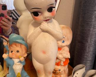 Vintage porcelain bisque,kewpie 