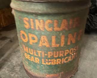Vintage Sinclair Opaline Motor Oil 5 gallon 194's Gear Lube Can 