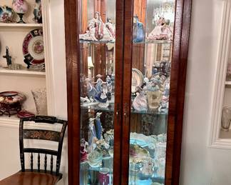 Tall Lighted Curio Cabinet 