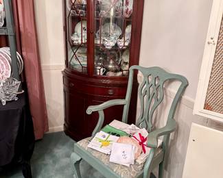 Awesome Mahogany Corner Cabinet