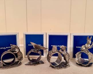 Reed & Barton Napkin Rings 