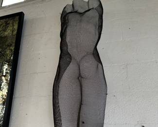 Molded wire mesh nude by Eric Boyer c. 1983