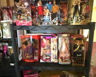 Large Selection of NIB Barbies 