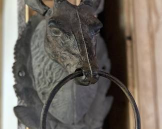 Metal Deer Door Knocker 