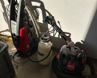 Husky Power Washer , Shop Vac 