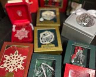 Waterford, Lenox ... Ornaments 