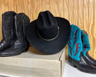 Vintage Cowboy Hats /Boots 