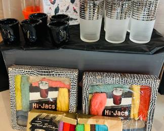 Vintage Barware:
Paper Coasters 
Cozies/Glass Sleeves 