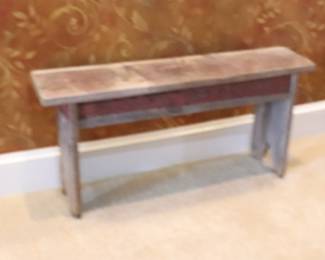 Vintage wood bench