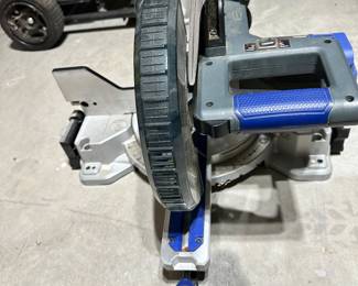 #104 - $100 - Kolbalt 10 in sliding compound miter saw with laser glide 20hx32wx21d