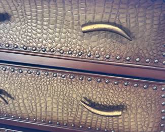 #55 - $450 - set of 2 Exotic style side chests 41x34x20 as is