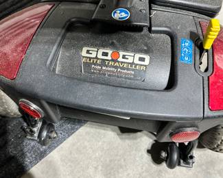 #101 - $100 - Go go elite traveler scooter, needs new battery 33hx33wx36d
