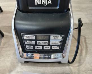 #65B - $68 - Ninja black bullet blender set 13 pieces