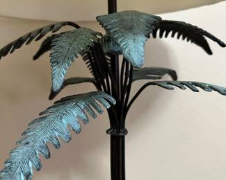 #98A - $46 - Palm tree lamp