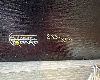 #37 - $250 - Michael Godard 235/350 wine bottle 38x28