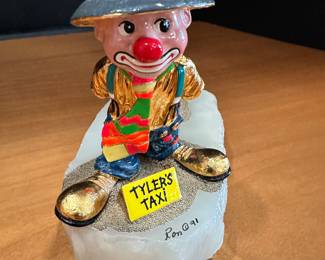 #24 - $36 - Tyler's taxi by Ron Lee 324/1800 - 1991- 6x6x4