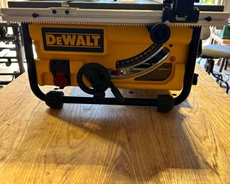 #107 - $120 - DeWalt jobsite table saw # DWE7480
