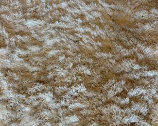 #53 - $90 - Allure White shag rug 7'6 x 9'6