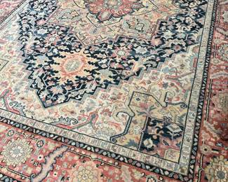 #3 - $400 - Karastan rug navy beige 8'8" x 12'