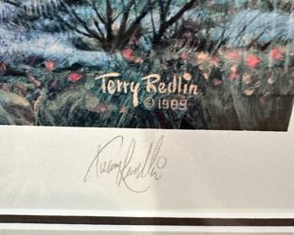 #36 - $130 - limited print Terry Redlin The Master of the Valley 2635/6800 1989 -44x33
