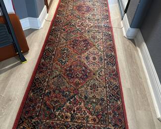 #29 - $180 - Karastan Wool runner paisley 2ft 6inx12ft 