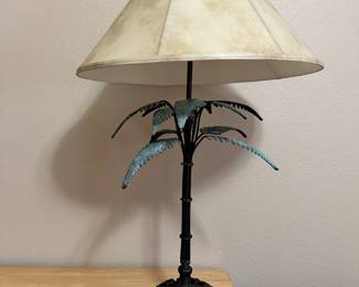 #98A - $46 - Palm tree lamp
