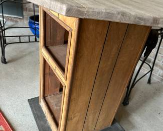 #115 - $90 - Tall wooden table
