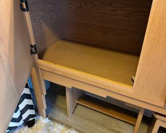 #47 - $2,000 - RESERVE ITEM 35% off only - Sideboard by Rick Honyouti 43x 36Lx19D Najavo with 2 benches 18x23x13