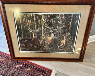 #30 - $60 - Limited print Jay Kemp of Deer 778/950 36x44 - 1996
