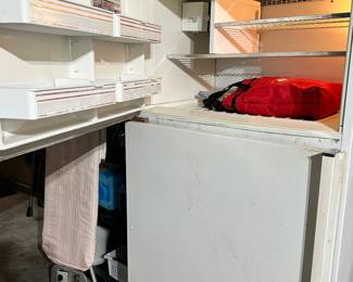 #109 - $120 - Whirlpool designer style refrigerator / freezer as is