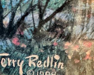 #36 - $130 - limited print Terry Redlin The Master of the Valley 2635/6800 1989 -44x33
