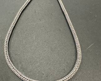 #70 - $60 - Sterling TH signed 925 rope chain 17"L
