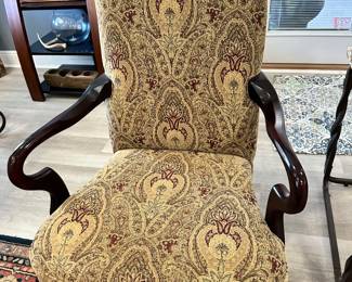 #13 - $90 - High Point NC 43Hx26x26 velvet paisley 