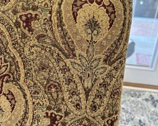 #13 - $90 - High Point NC 43Hx26x26 velvet paisley 