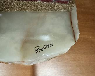 #23 - $100 - Ron's pet shop clown & dog numbered 433/1750 - 81/2x 9L x 5"D