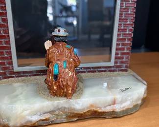 #23 - $100 - Ron's pet shop clown & dog numbered 433/1750 - 81/2x 9L x 5"D
