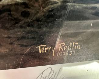 #32 - $80 - limited print Terry Redlin The  Conservationists 213/29500 - 1991-25x33