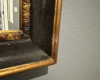 #87 - $60 - Black/gold wall mirror 41wx29