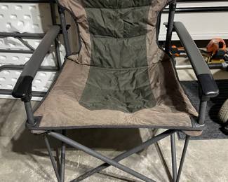 #100 - $50 EACH - Bass Pro Shop Extra Large Camp Chairs, 2 available like new 38Hx28wx28d