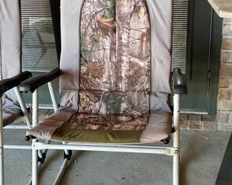 #111 - $50 each - Gander mountain rocking lawn chairs 2 available