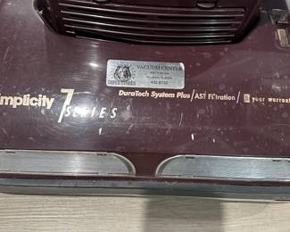 #98 -  $90 - simplicity 7 series vacuum cleaner