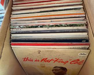 Vinyl record collection 