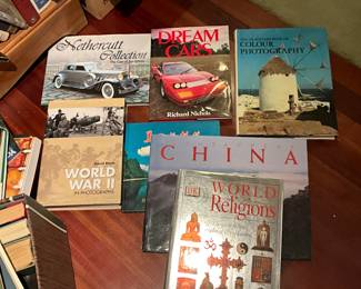 Vintage Coffee table books 