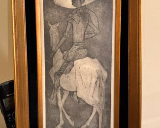 Mary Lehman Artist proof ‘Don Quixote’