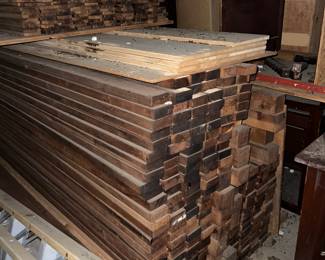 Reclaimed redwood 2x4 studs 