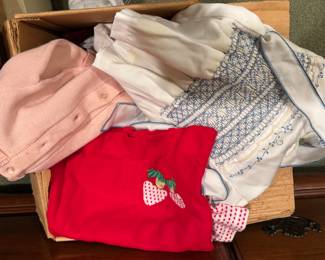 Vintage baby clothing 