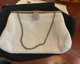 Antique beaded evening handbags 