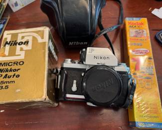 Vintage Nikon F  55mm camera 