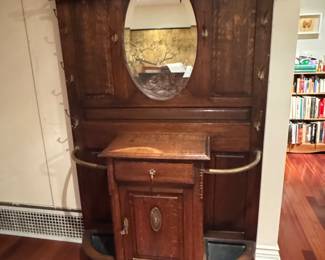 Antique Victorian Hall Tree