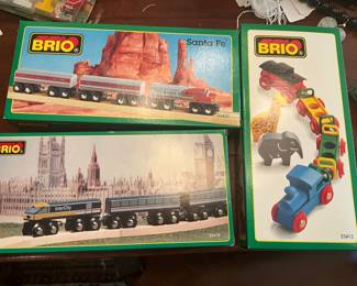 Vintage 1990’s wood Thomas the Tank Engine toys 